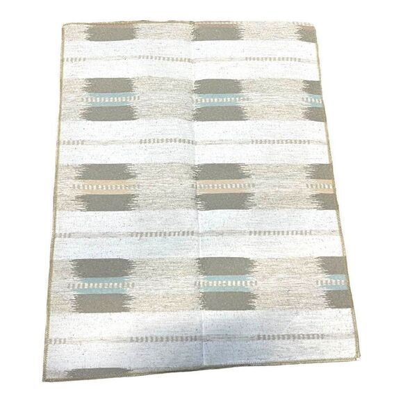 Textured Fabric Swatches Lot Kaufman Grey Beige Blue Crafts Pillows Quilting - Picture 5 of 16